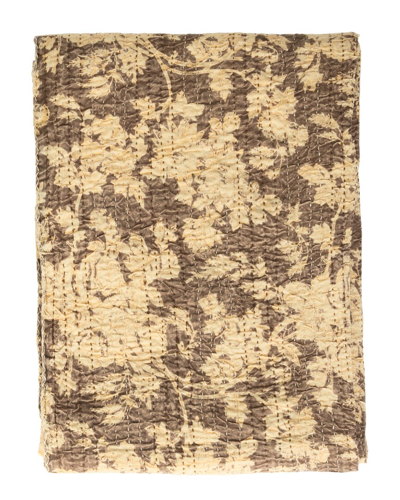 TAJ HOTEL NATURAL GROUP KANTHA COTTON THROW