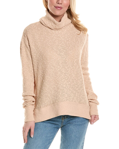 Free People Tommy Turtleneck Pullover In Brown