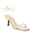 Frame Le Ozzie Ankle Wrap Sandal In White