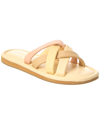 MADEWELL MADEWELL PUFFY WOVEN LEATHER SLIDE