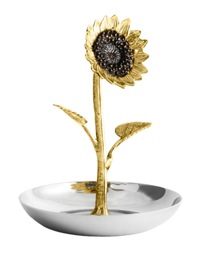 Michael Aram Sunflower Ring Catch All In Metallic