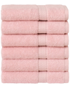 Linum Home Textiles Set Of 6 Turkish Cotton Sinemis Terry Washcloths