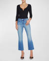 L AGENCE KENDRA HIGH RISE CROP FLARE JEANS