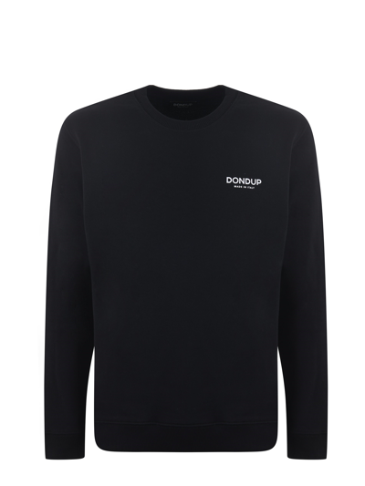 Dondup Cotton Sweatshirt In Black
