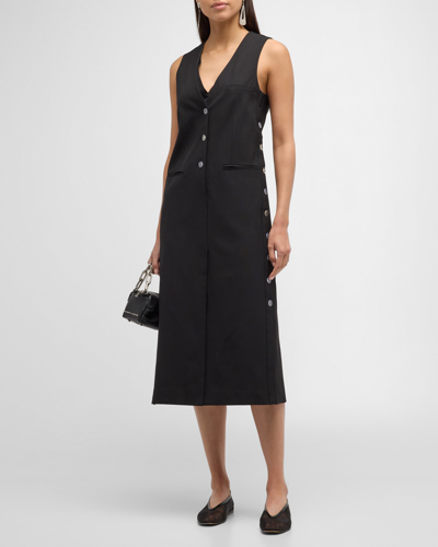 3.1 Phillip Lim / フィリップ リム Tailored Vest Dress In Black