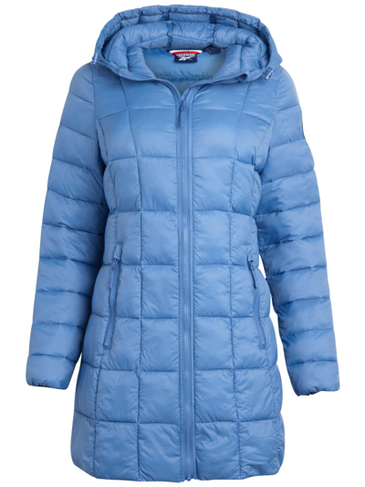 Reebok Olrb602ec Womens Quilted Warm Glacier Shield Coat In Multi
