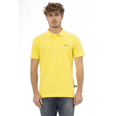 Baldinini Trend Cotton Polo Men's Shirt In Yellow