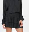 Current Air Laurel Jacquard Midi Dress In Black In Black