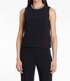Amanda Uprichard Connie Top In Black In Black