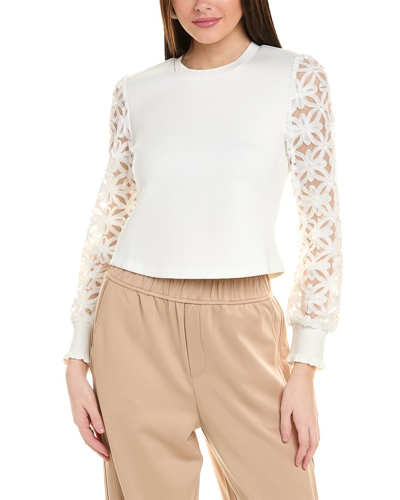 Gracia Neoprene Top In White