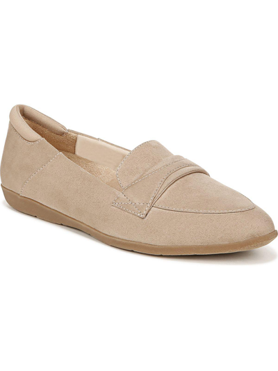 Dr. Scholl's Shoes Emilia Womens Faux Suede Slip-on Loafers In Grey