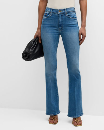 Mother The Weekender Flare Jeans In Layover