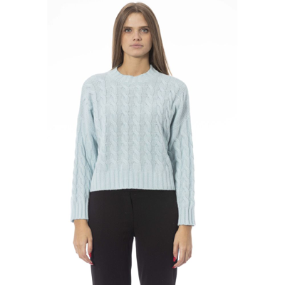 Baldinini Trend Wool Women's Sweater In Blue