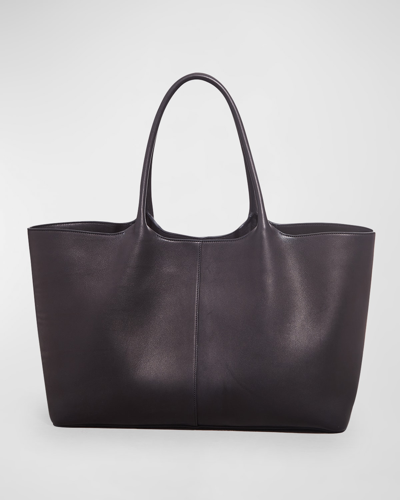 Gabriela Hearst Mcewan Leather Tote Bag In Black