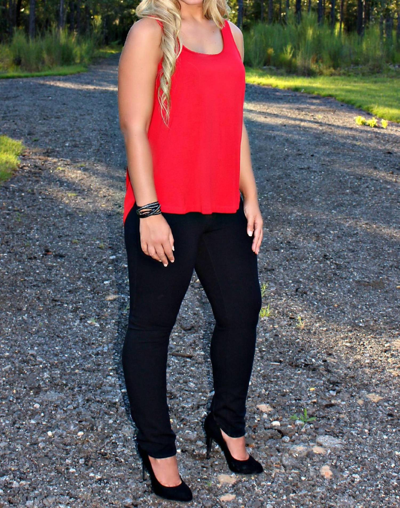 Kensie Perfect Red Tank