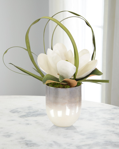 John-richard Collection Shadows In The South Floral Arrangement In White