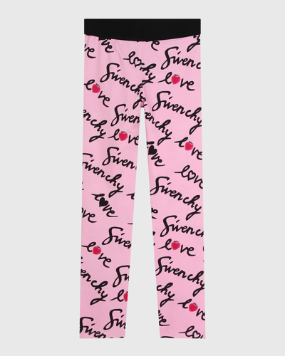 Givenchy Kids' Girl's Printed Leggings In Unique