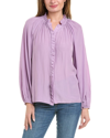Kobi Halperin Aster Ruffle Blouse In Pink