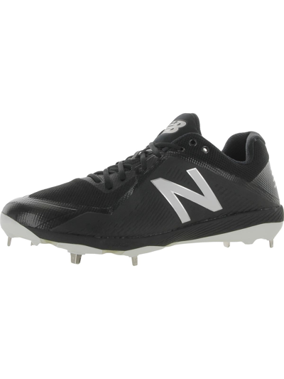 New Balance 4040v4 Mens Low Top Metal Cleats In Black