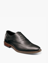 STACY ADAMS MACARTHUR WINGTIP OXFORD SHOE IN BLACK