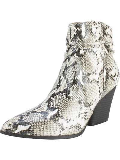 Seven Dials Halsey Womens Slouch Ankle Boots In Grey