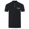Aquascutum Black Cotton Polo Shirt In Black