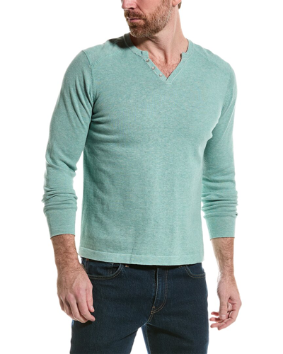 Raffi Reversible Henley In Green