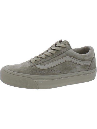 Vans Old Skool Mens Suede Low-top Skate Shoes In Multi