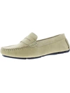 MASSIMO MATTEO PENNY KEEPER WOMENS CUSHIONED FOOTBED SLIP-ON MOCCASINS