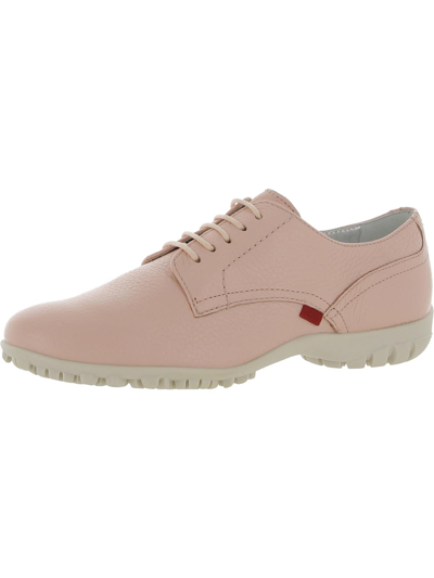 Marc Joseph Pacific Golf Womens Leather Oxford Golf Shoes In Pink