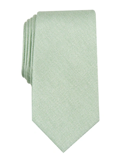Perry Ellis Portfolio Catanese Mens Silk Professional Neck Tie In Green