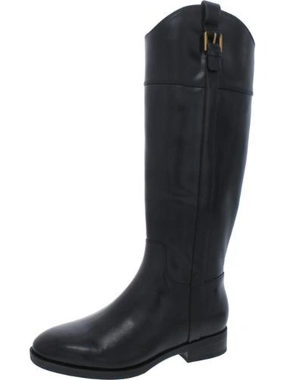 Vionic Phillipa Womens Leather Tall Knee-high Boots In Black
