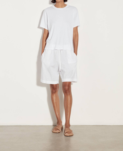 Enza Costa Easy S/s Tee In White