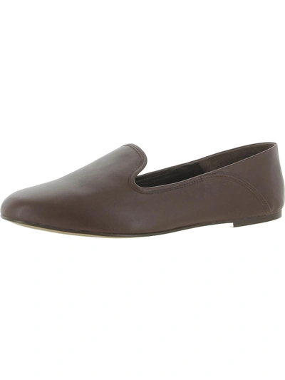 Faryl Robin Taylor Womens Leather Slip On Loafers In Grey