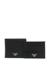 EMPORIO ARMANI LEATHER WALLET AND CARD CASE SET
