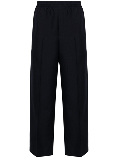 Gucci Wool Trousers In Blue