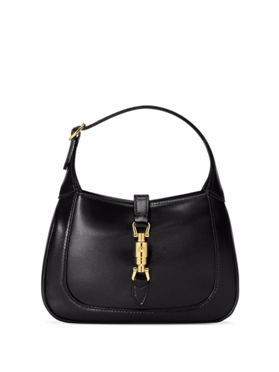 Gucci Jackie 1961 Mini Leather Crossbody Bag In Black