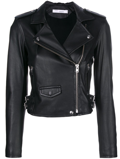 IRO ASHVILLE LEATHER BIKER JACKET