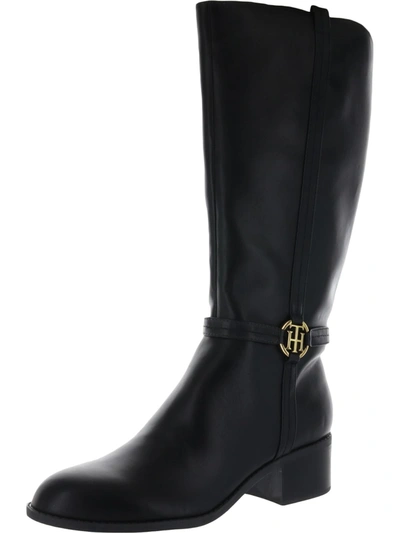 Tommy Hilfiger Diwan 2 Womens Faux Leather Knee-high Boots In Multi