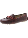 DRIVER CLUB USA NANTUCKET WOMENS LEATHER SLIP ON LOAFERS