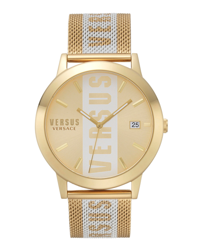 VERSUS BARBÈS LEATHER WATCH