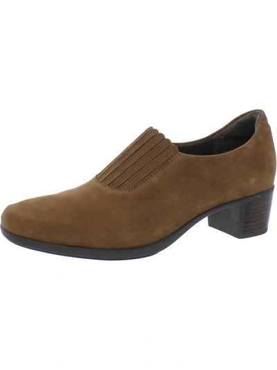Munro Amara Womens Nubuck Slip On Loafers In Multi