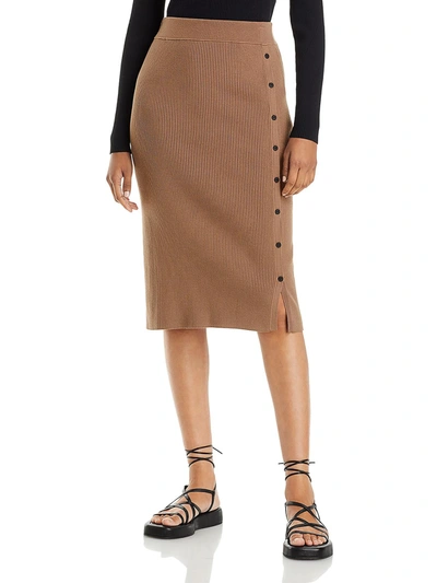 Rag & Bone Brown Asher Midi Skirt