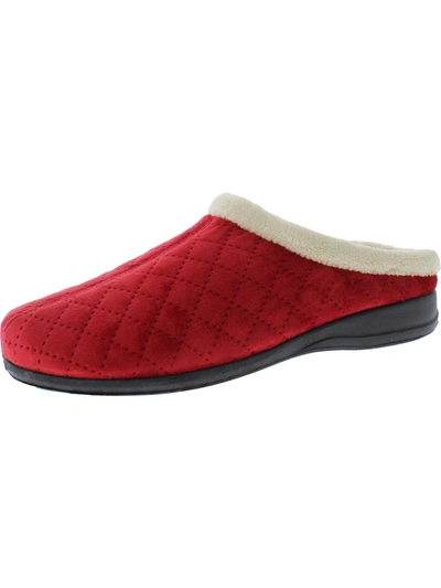 Flexus By Spring Step Sleeper Womens Slip On Comfy Slide Slippers In Red