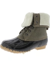Maine Woods Adele Womens Leather Faux Fur Winter & Snow Boots In Multi