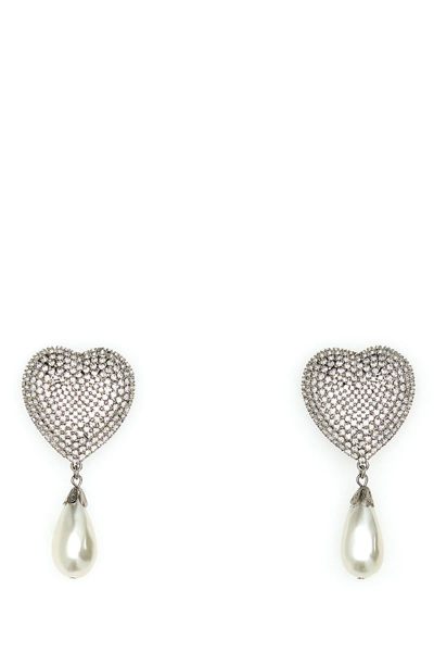 Alessandra Rich Earrings In Silver