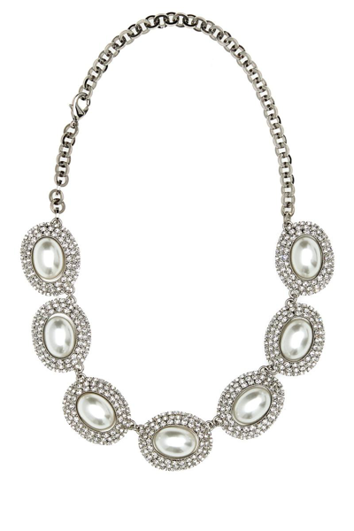 Alessandra Rich Necklaces In Crysilver