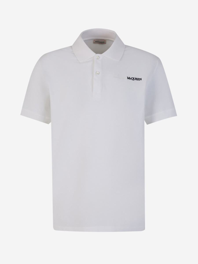 Alexander Mcqueen Polo衫  男士 颜色 白色 In White