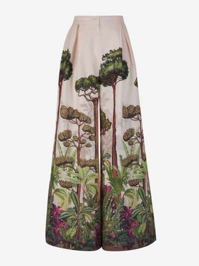 Andres Otalora Maxi Forest Trousers In Crema