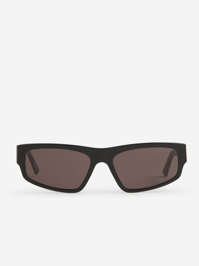 Balenciaga Rectangular Sunglasses In Negre